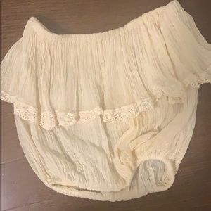 Jen’s Pirate Booty Cha Cha Tube Top- Cream